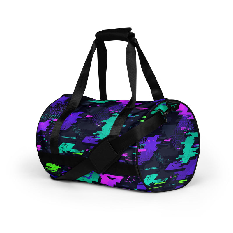 Cyberveil Iridescent Glitch CAMO Gym Bag
