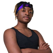 Cyberveil Iridescent Glitch CAMO Headband - Head