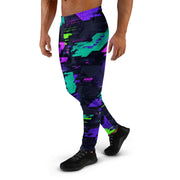 Cyberveil Iridescent Glitch CAMO Mens Joggers - Men