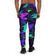 Cyberveil Iridescent Glitch CAMO Mens Joggers - Men