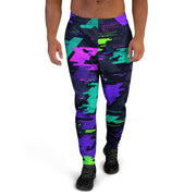 Cyberveil Iridescent Glitch CAMO Mens Joggers - XS - Men