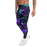 Cyberveil Iridescent Glitch CAMO Mens Leggings - Men