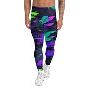 Cyberveil Iridescent Glitch CAMO Mens Leggings - XS - Men