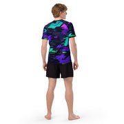 Cyberveil Iridescent Glitch CAMO men’s rash guard