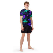 Cyberveil Iridescent Glitch CAMO men’s rash guard