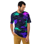 Cyberveil Iridescent Glitch CAMO Mens T-Shirt - Shirt - Tee