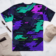 Cyberveil Iridescent Glitch CAMO Mens T-Shirt - Shirt - Tee