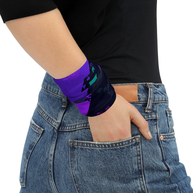 Cyberveil Iridescent Glitch CAMO Neck Gaiter - Head