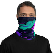 Cyberveil Iridescent Glitch CAMO Neck Gaiter - Head