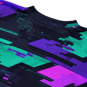 Cyberveil Iridescent Glitch CAMO Unisex American Football Jersey