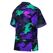 Cyberveil Iridescent Glitch CAMO Unisex American Football Jersey