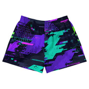 Cyberveil Iridescent Glitch CAMO Unisex Athletic Shorts