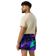 Cyberveil Iridescent Glitch CAMO Unisex Athletic Shorts