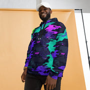Cyberveil Iridescent Glitch CAMO Unisex Hoodie