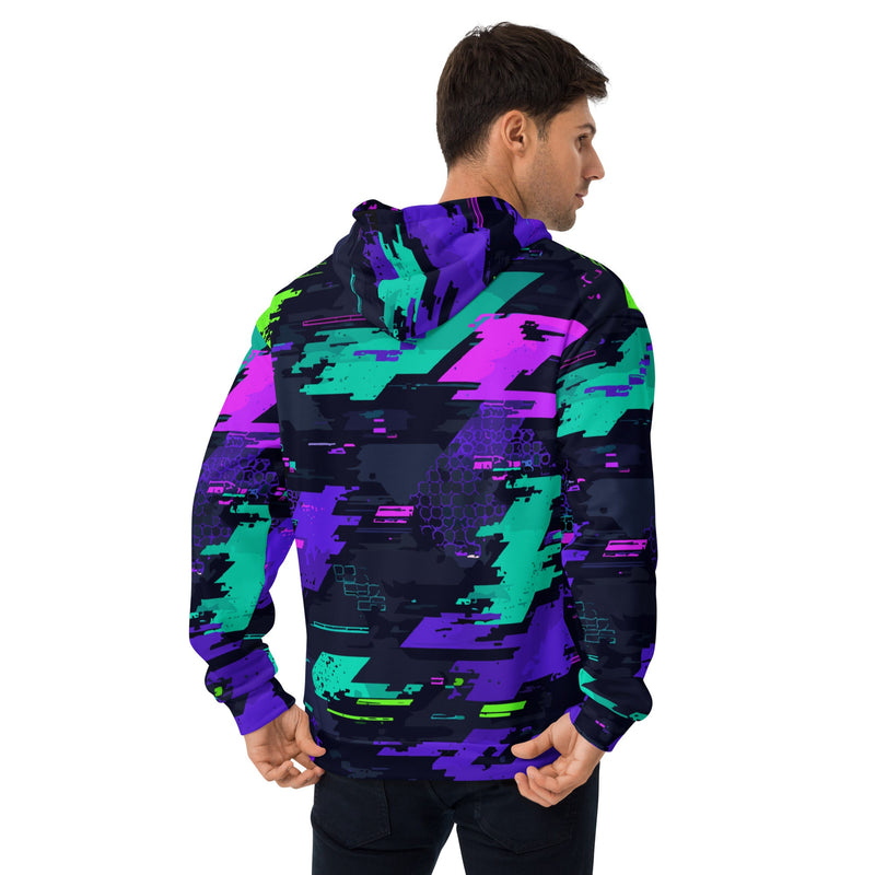 Cyberveil Iridescent Glitch CAMO Unisex Hoodie