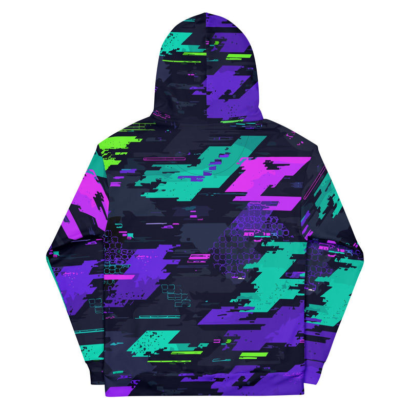 Cyberveil Iridescent Glitch CAMO Unisex Hoodie