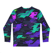 Cyberveil Iridescent Glitch CAMO Unisex Long-Sleeve Shirt