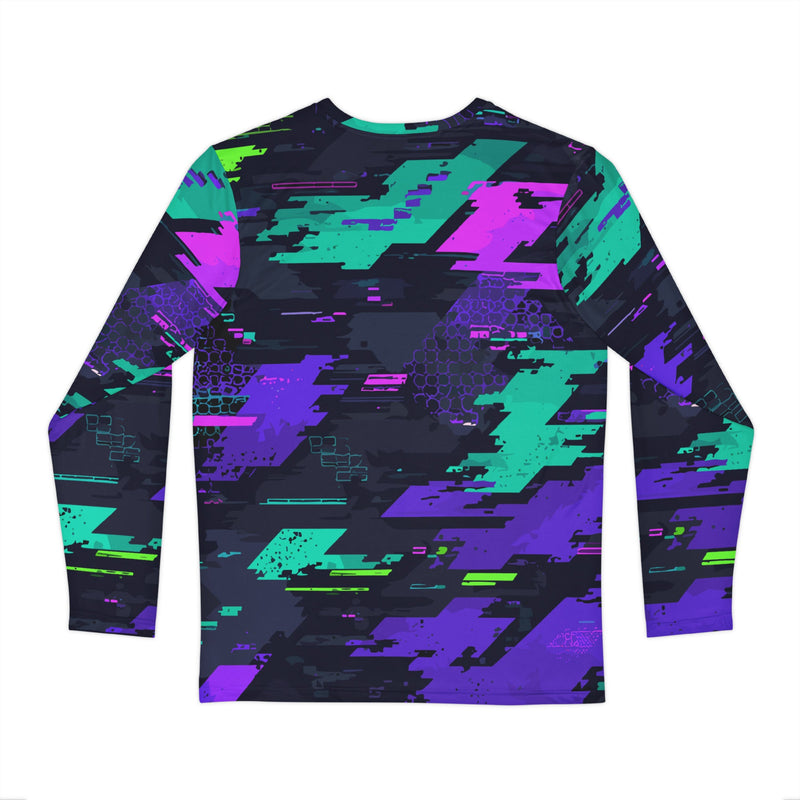 Cyberveil Iridescent Glitch CAMO Unisex Long-Sleeve Shirt