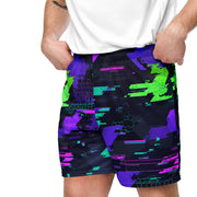 Cyberveil Iridescent Glitch CAMO Unisex Mesh Shorts