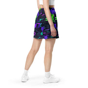 Cyberveil Iridescent Glitch CAMO Unisex Mesh Shorts