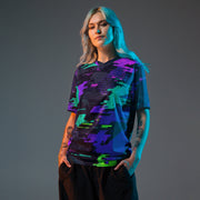 Cyberveil Iridescent Glitch CAMO Unisex Sports Jersey