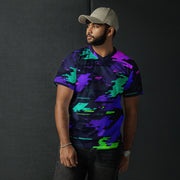 Cyberveil Iridescent Glitch CAMO Unisex Sports Jersey