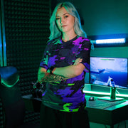 Cyberveil Iridescent Glitch CAMO Unisex Sports Jersey