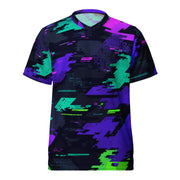 Cyberveil Iridescent Glitch CAMO Unisex Sports Jersey