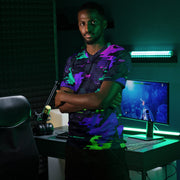 Cyberveil Iridescent Glitch CAMO Unisex Sports Jersey