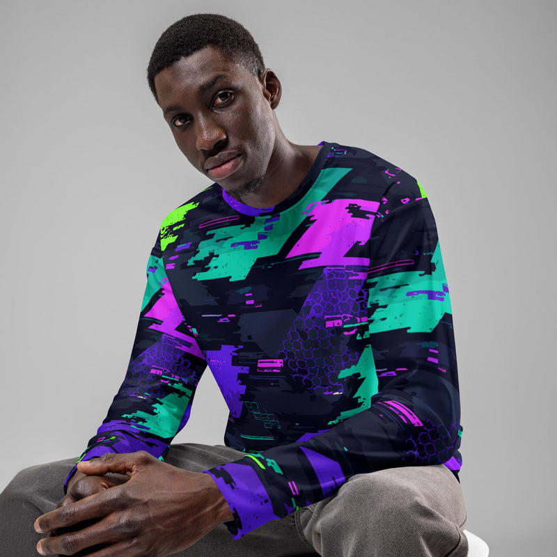 Cyberveil Iridescent Glitch CAMO Unisex Sweatshirt