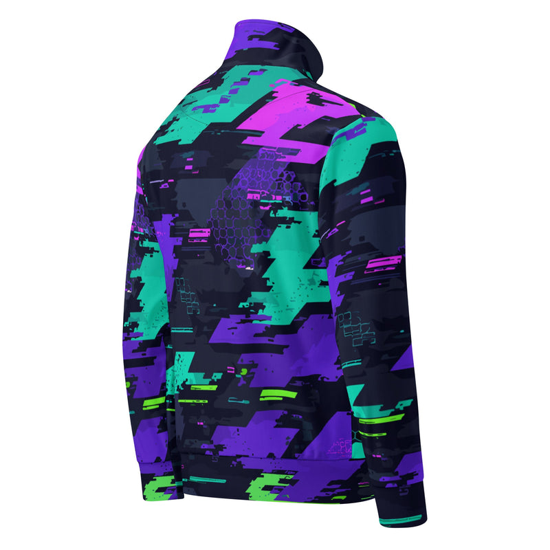 Cyberveil Iridescent Glitch CAMO Unisex Track Jacket