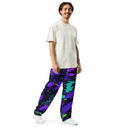 Cyberveil Iridescent Glitch CAMO Unisex Wide-Leg Joggers