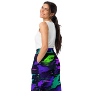 Cyberveil Iridescent Glitch CAMO Unisex Wide-Leg Joggers