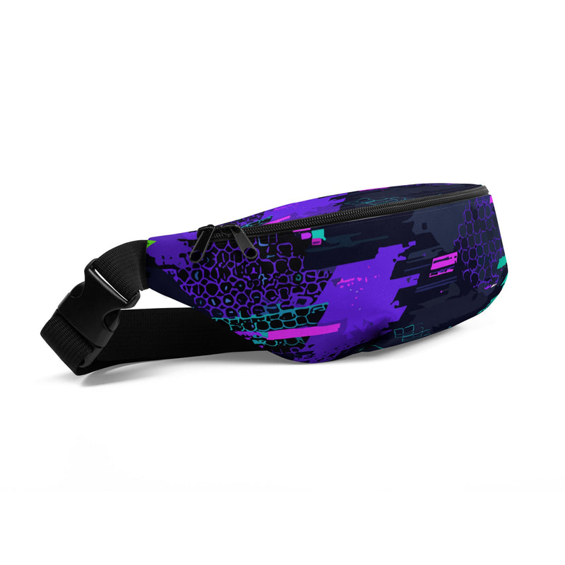 Cyberveil Iridescent Glitch CAMO Waist Pack - Bag