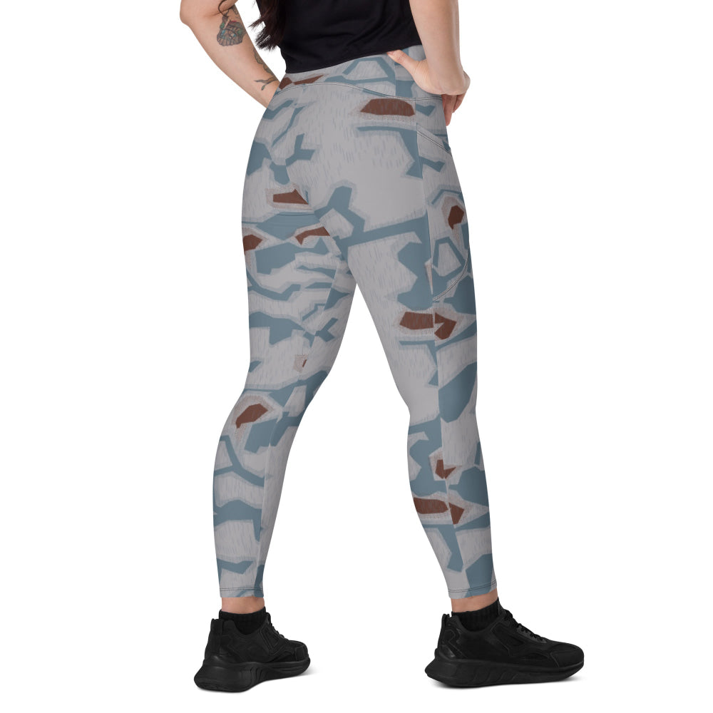 Czech Bahňák Sumpfmuster CAMO Leggings with pockets - 2XS - Womens With Pockets