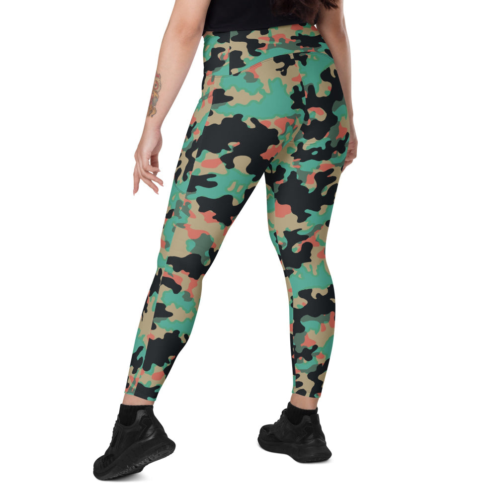 Czech Duby CAMO Leggings with pockets - Womens With Pockets