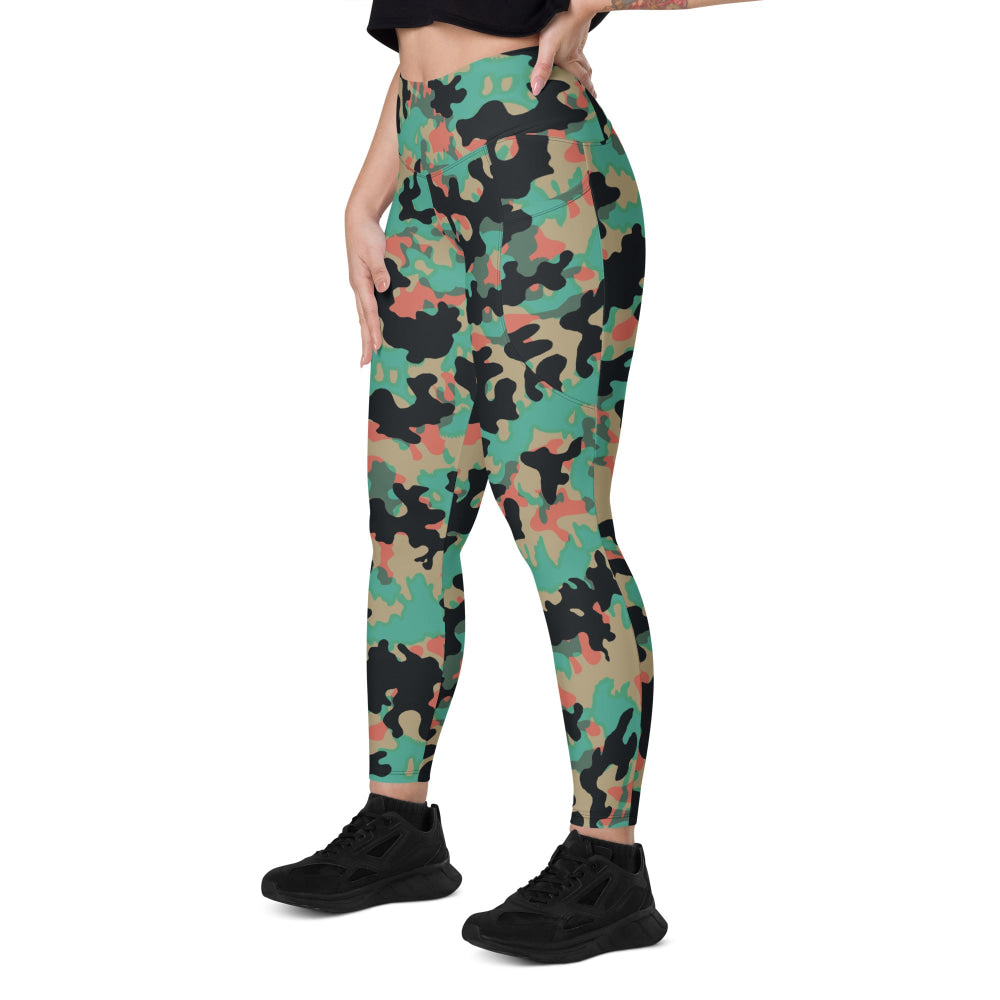 Czech Duby CAMO Leggings with pockets - Womens With Pockets