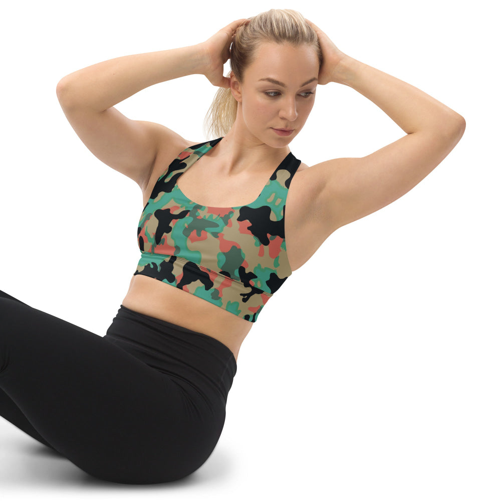 Czech Duby CAMO Longline sports bra - Womens Sports Bra