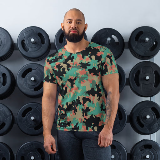 Oak Leaf Duby CAMO Mens Athletic T-Shirt - XS - Shirt