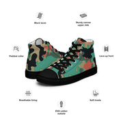 Oak Leaf Duby CAMO Mens High-Top Canvas Shoes
