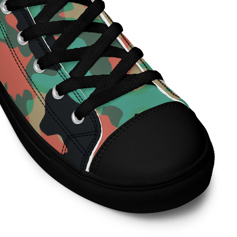 Oak Leaf Duby CAMO Mens High-Top Canvas Shoes
