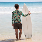 Oak Leaf Duby CAMO Mens Long-Sleeve Rash Guard