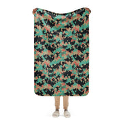 Oak Leaf Duby CAMO Sherpa Blanket - 37″×57″