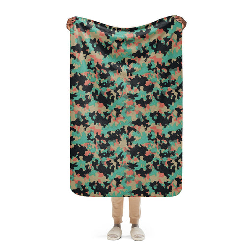 Oak Leaf Duby CAMO Sherpa Blanket - 37″×57″