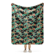 Oak Leaf Duby CAMO Sherpa Blanket - 50″×60″