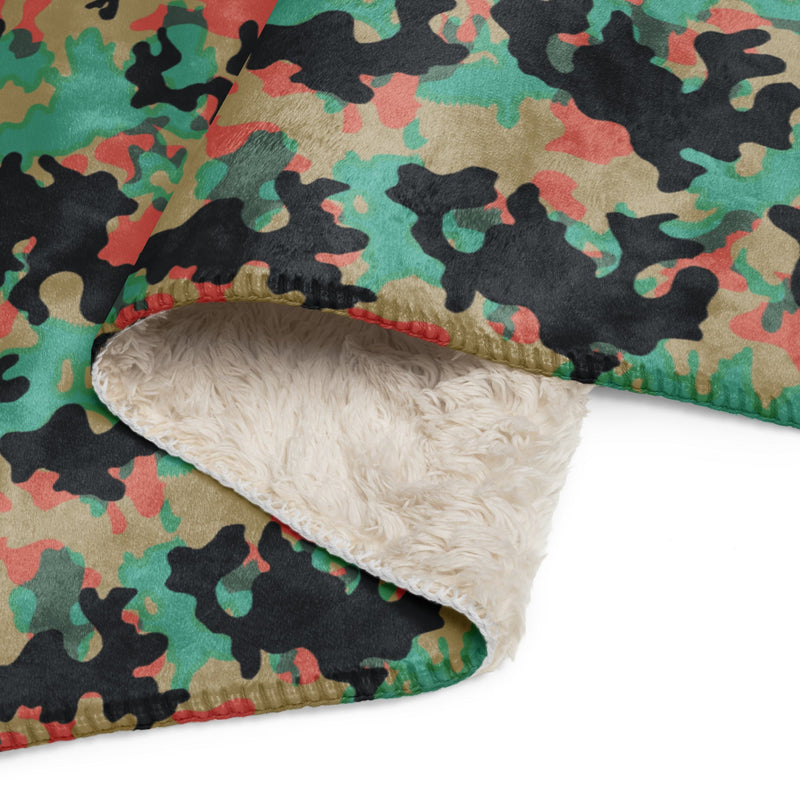 Oak Leaf Duby CAMO Sherpa Blanket