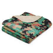 Oak Leaf Duby CAMO Sherpa Blanket