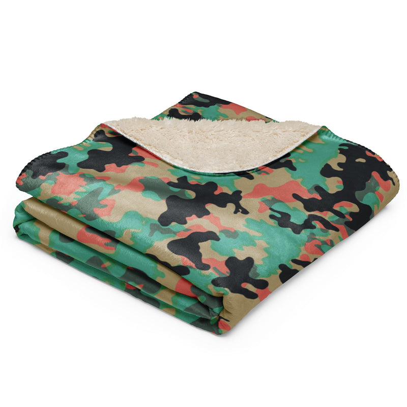 Oak Leaf Duby CAMO Sherpa Blanket