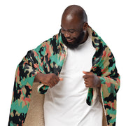 Oak Leaf Duby CAMO Sherpa Blanket