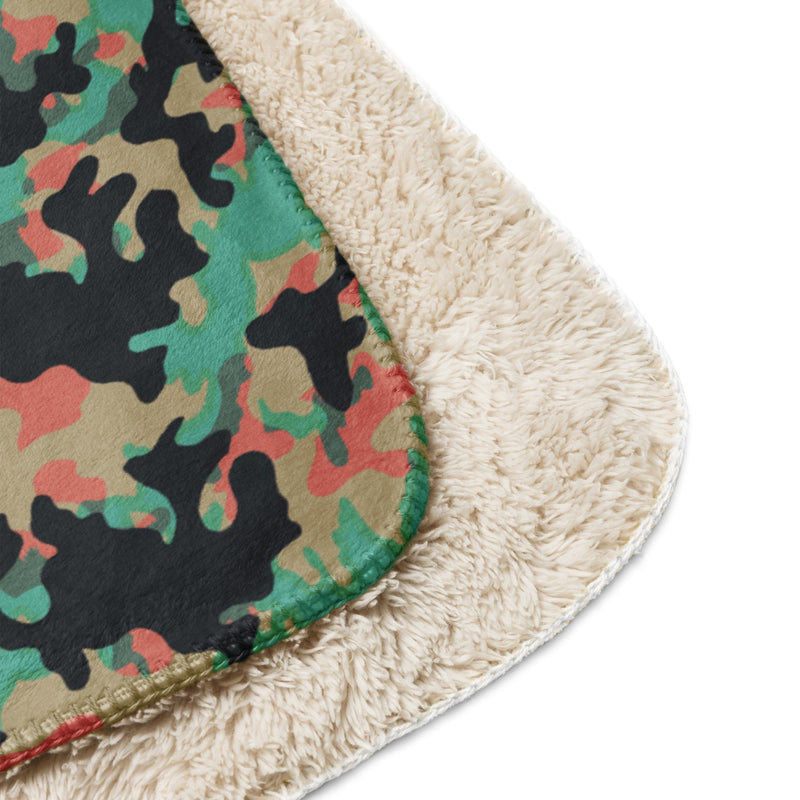 Oak Leaf Duby CAMO Sherpa Blanket
